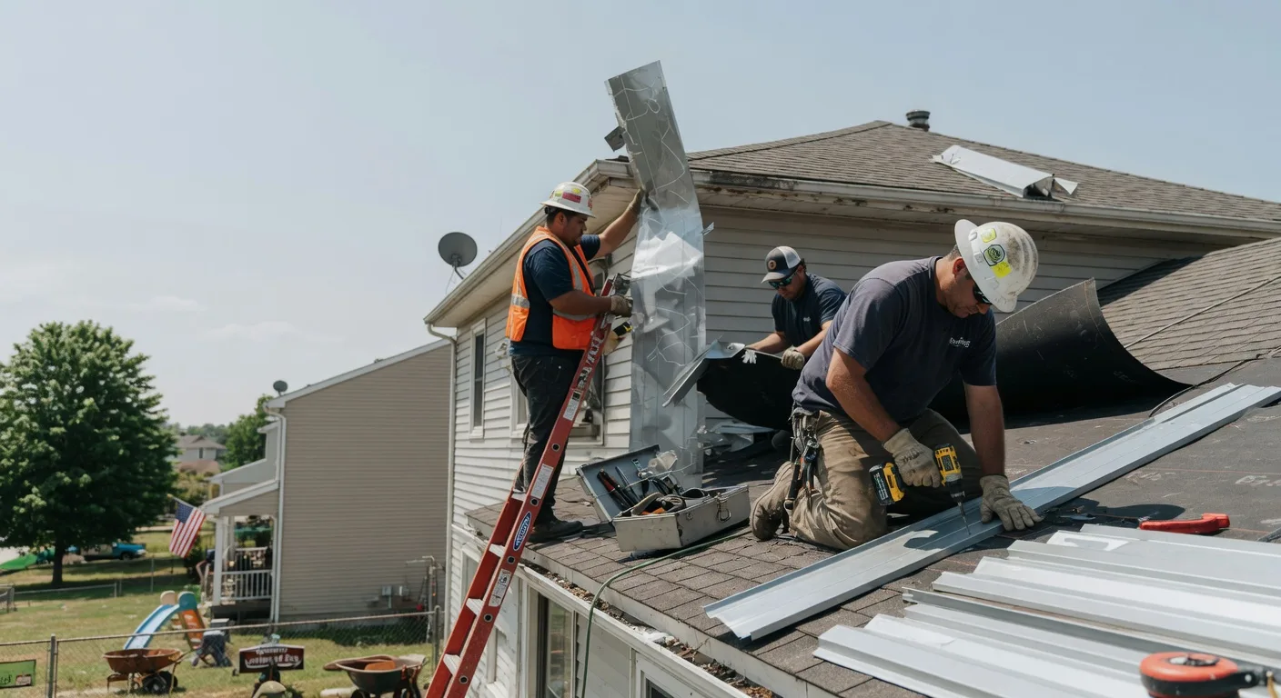 Storm Damage Metal Roof Repair in Fruitdale, AL